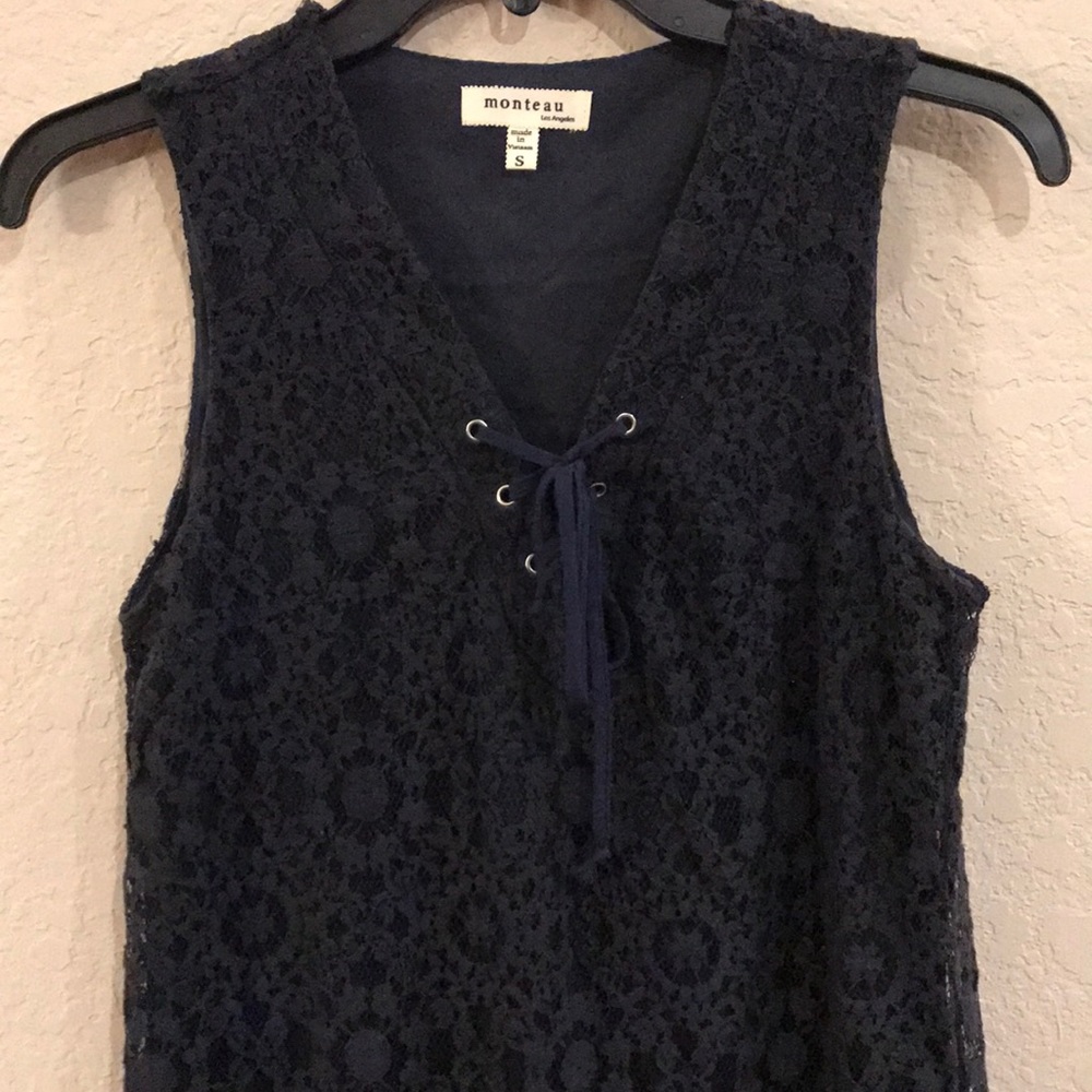 Sleeveless Navy Dress Size Small